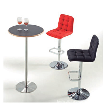 Procurement Service New Design Adjustable Chrome Legs PU Seats Swivel Bar Stool Chair